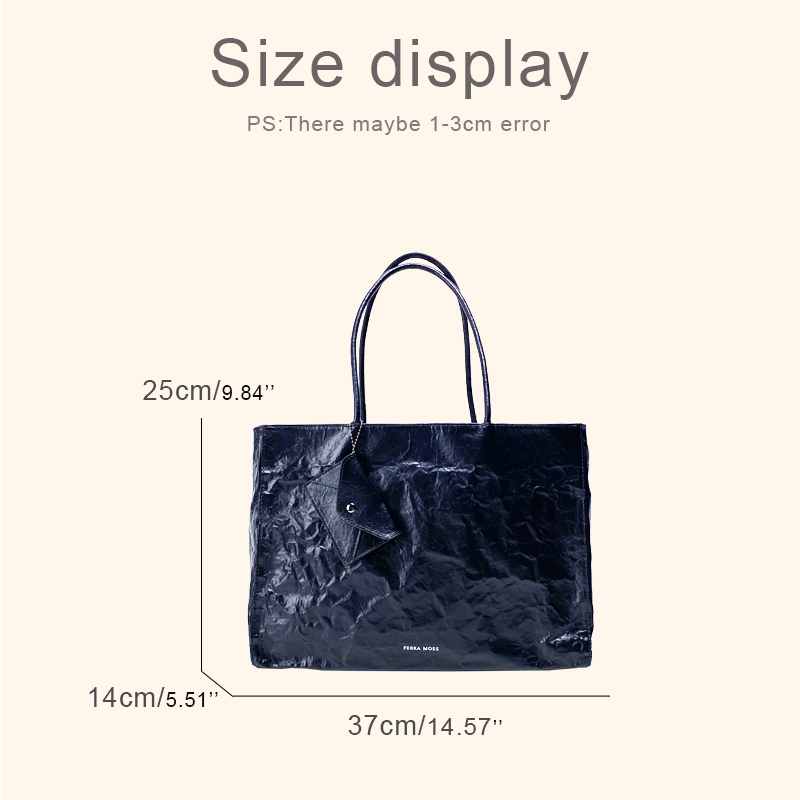 Korean Casual Kraft Paper Tote - Interior Design Paper review and price