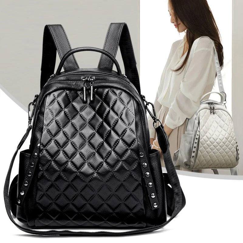 Genuine Leather Rucksack Women - Interior Design School review and price
