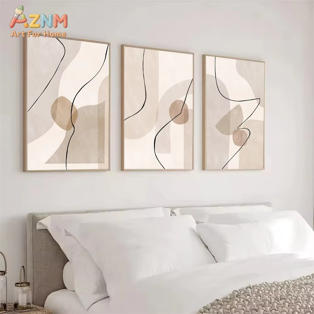 Abstract Beige Geometry Line W - Interior Design Modern review and price