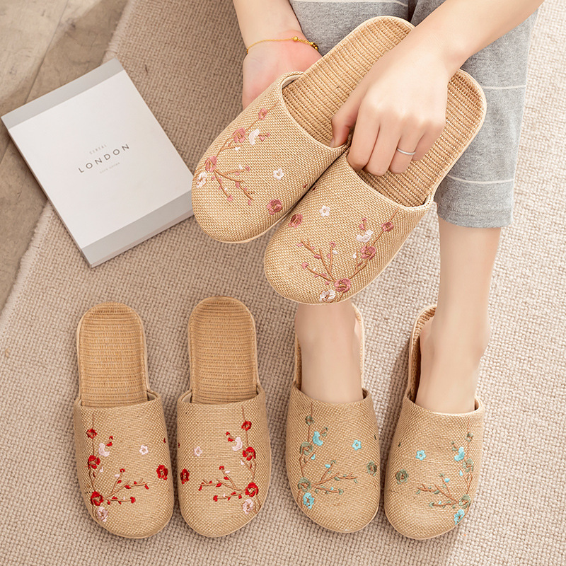 Linen Slippers Female Summer M - Linen Roller Blind review and price