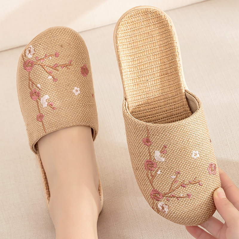 Linen Slippers Female Summer M - Linen Roller Blind review and price
