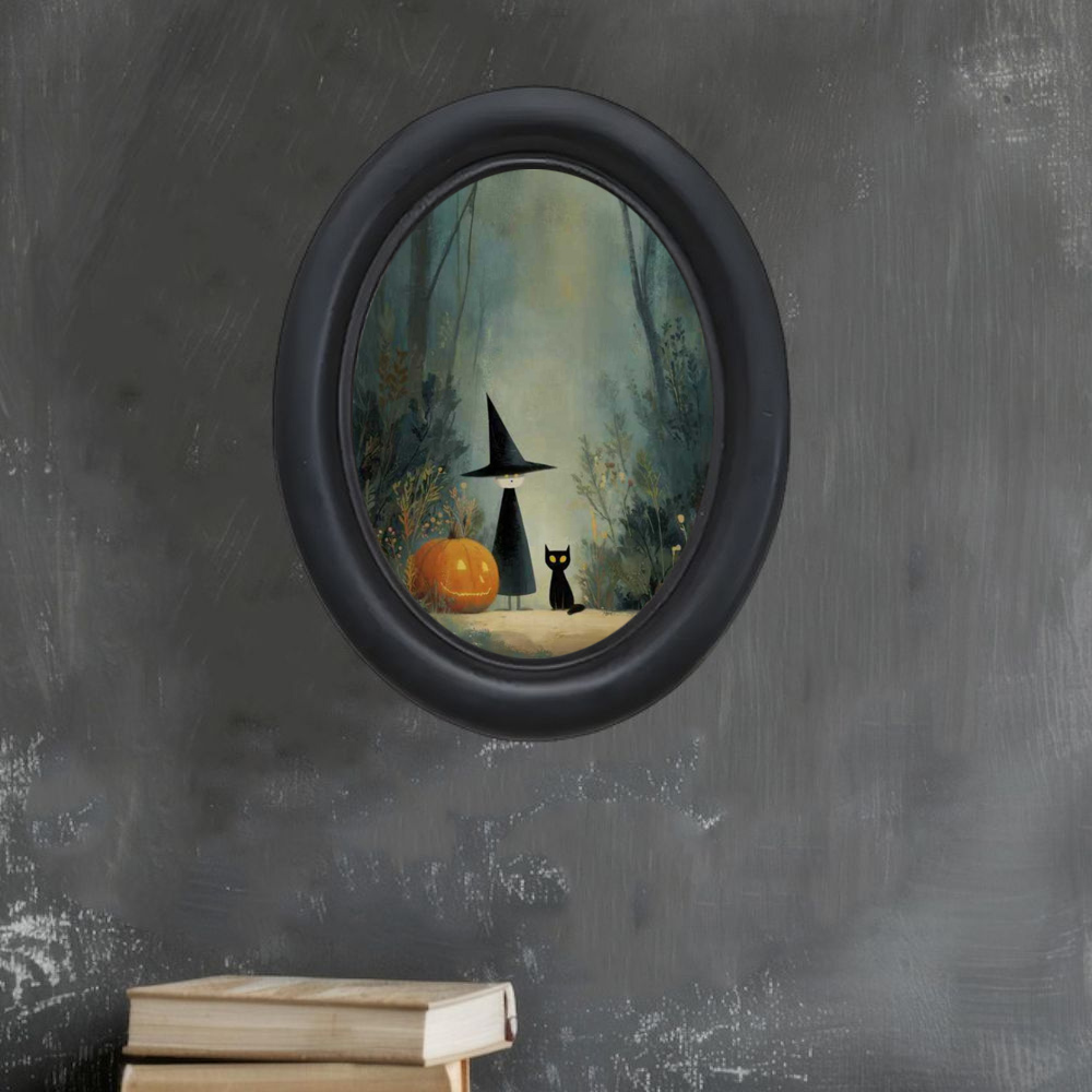A 3D Vintage Halloween Witch a - Interior Design Paper review and price