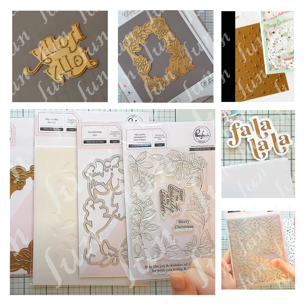 Christmas Holly Jolly Cut Die  - Interior Design Paper review and price