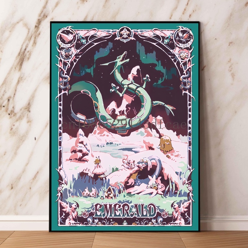 Pokemon Retro Cartoon Poster C - Interior Design Modern review and price