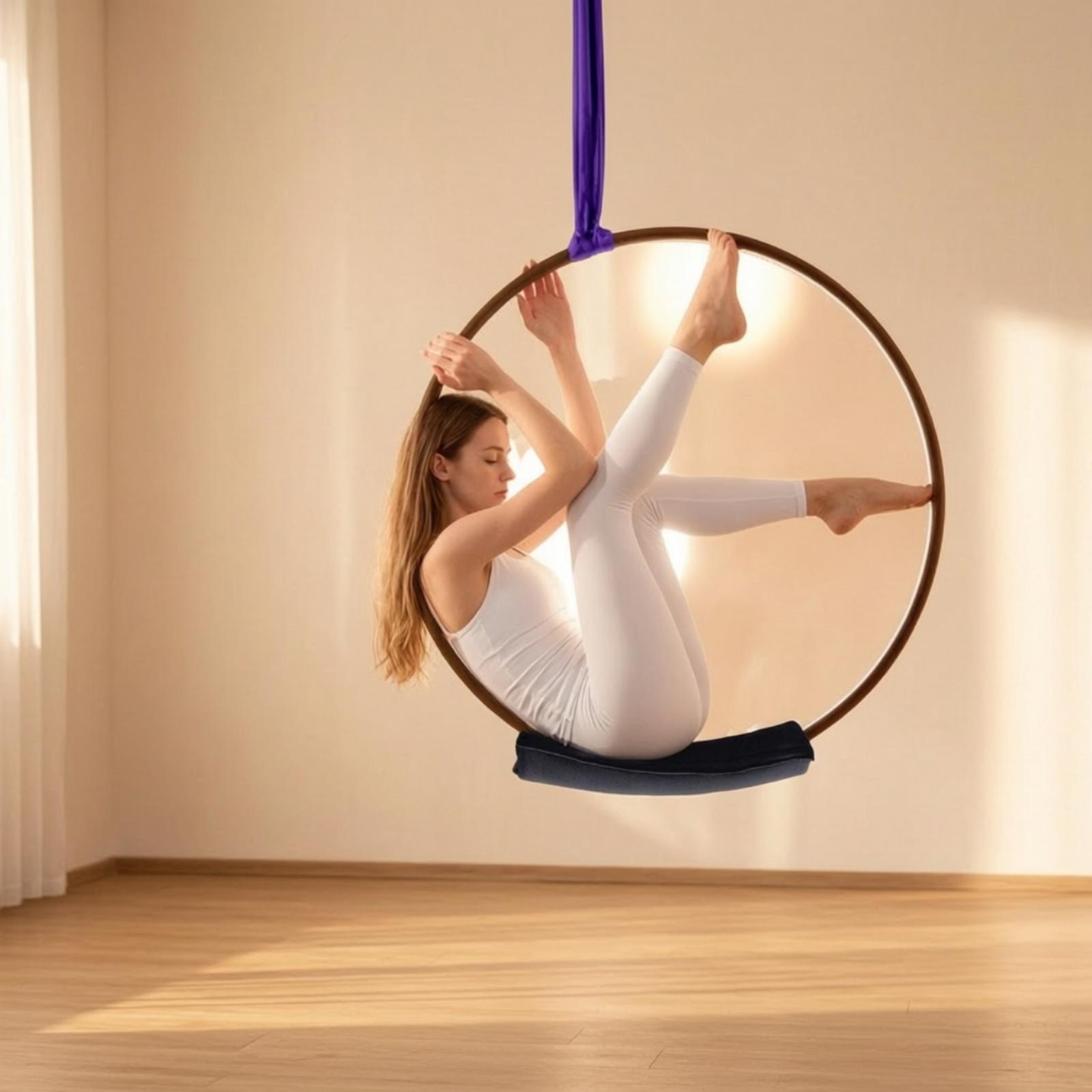 Thickened Velvet Yoga Ring Pad - Velvet Cushion Cover review and price
