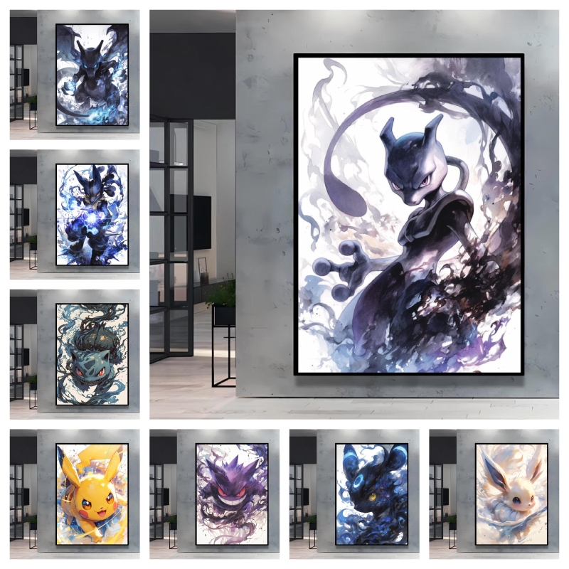 Classic Pokemon HD Canvas Pain - Interior Design Modern review and price