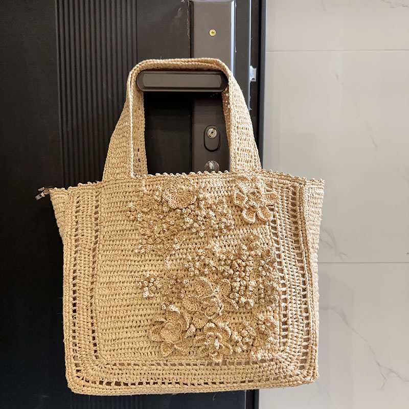Summer Flower Woven Tote Bag B - Interior Design Bali review and price