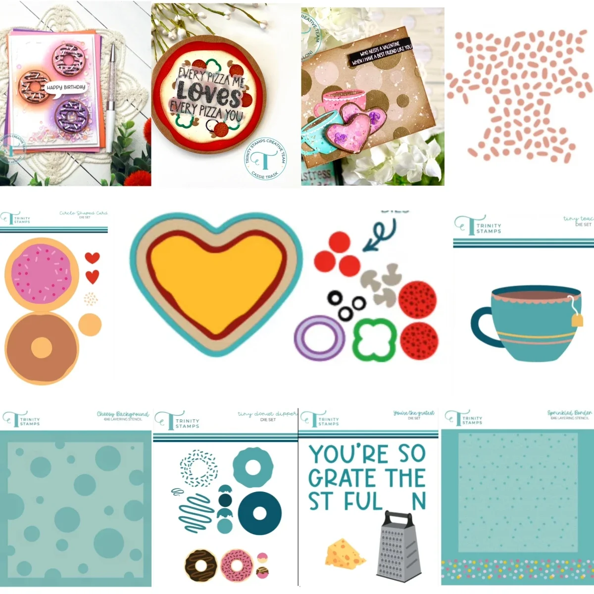 Hearts Pizza Metal Cutting Die - Interior Design Paper review and price