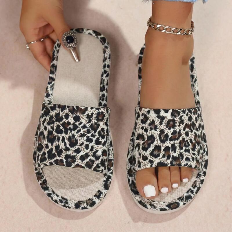 Linen Leopard Women's Slippers - Linen Roller Blind review and price