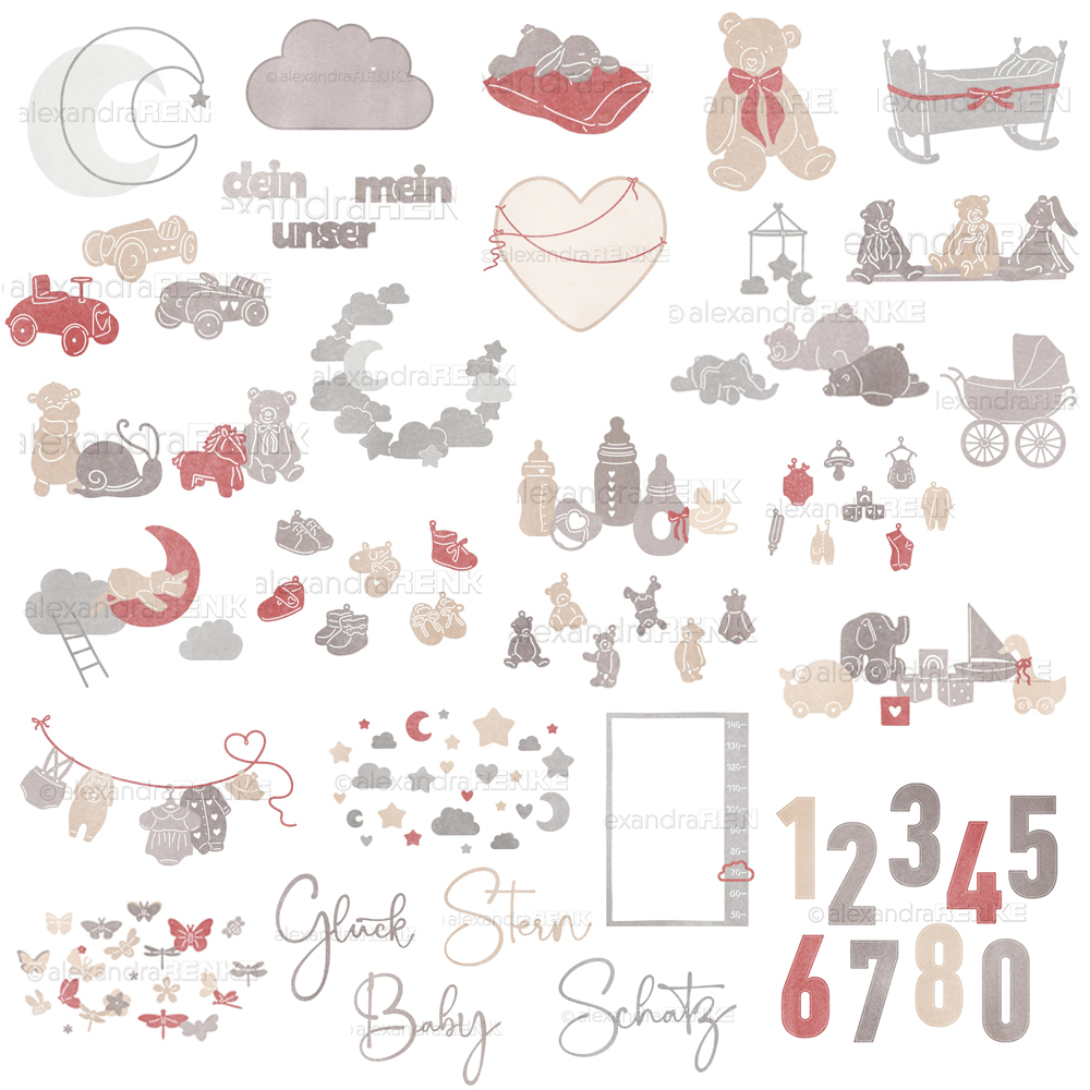 Piggy Craft metal cutting dies - Interior Design Paper review and price