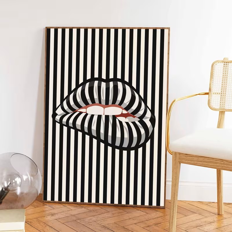 Simple and Abstract Striped Li - Interior Design Modern review and price