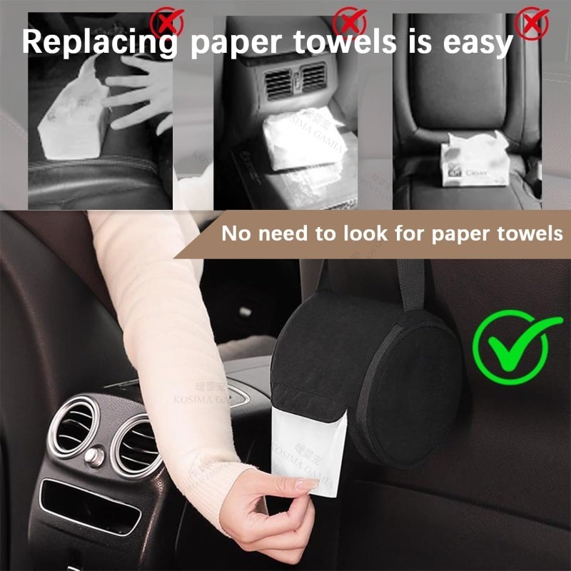 Portable Car Tissue Holder Han - Interior Design Paper review and price