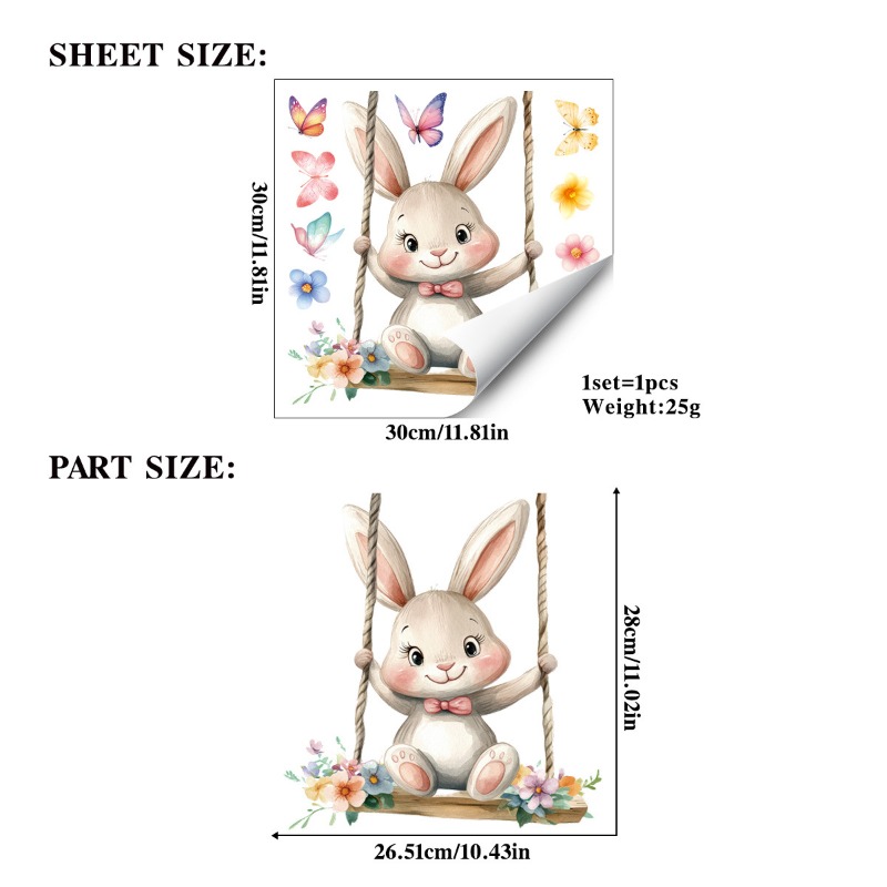 Easter Swing Rabbit Static Win - Interior Design School review and price