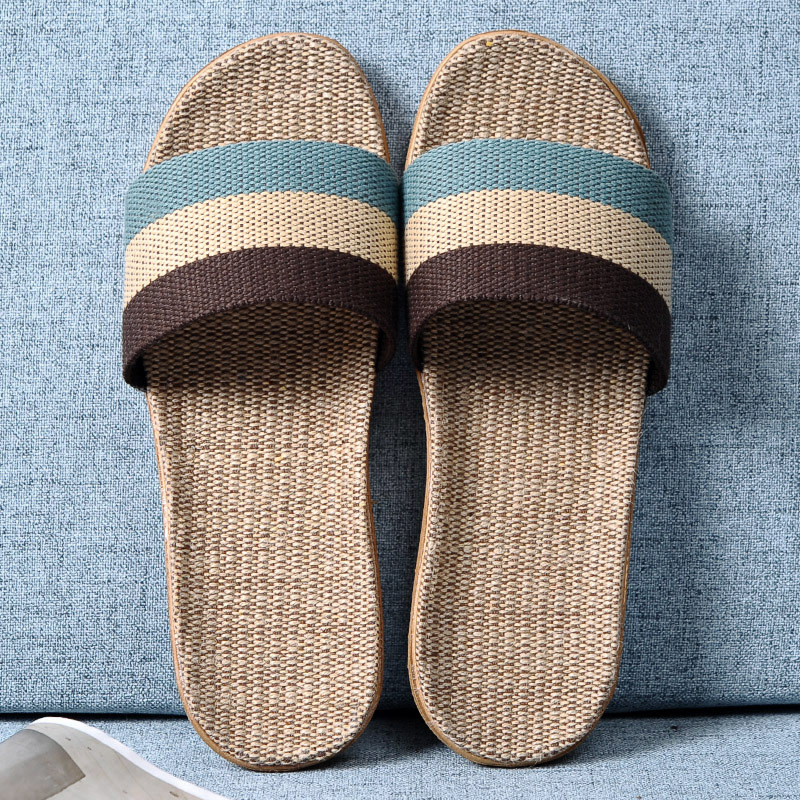 Men Multicolor Flax Slippers S - Linen Roller Blind review and price
