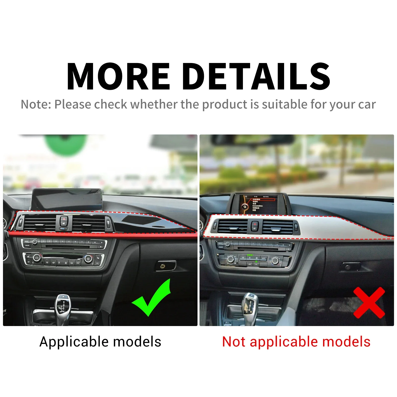Hard Dry Carbon Fiber For BMW  - Interior Design Mood Board review and price